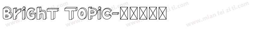 Bright Topic字体转换